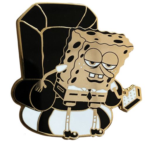 Zen Monkey: Ight Imma Head Out (ZMS 10th Anniversary) - Spongebob Squarepants Pin - by Zen Monkey Studios