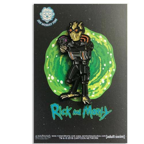 Zen Monkey: Krombopulos Michael - Rick and Morty Enamel Pin - by Zen Monkey Studios