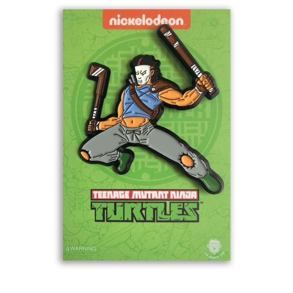 Zen Monkey: Leaping Casey Jones - Teenage Mutant Ninja Turtles Pin - by Zen Monkey Studios