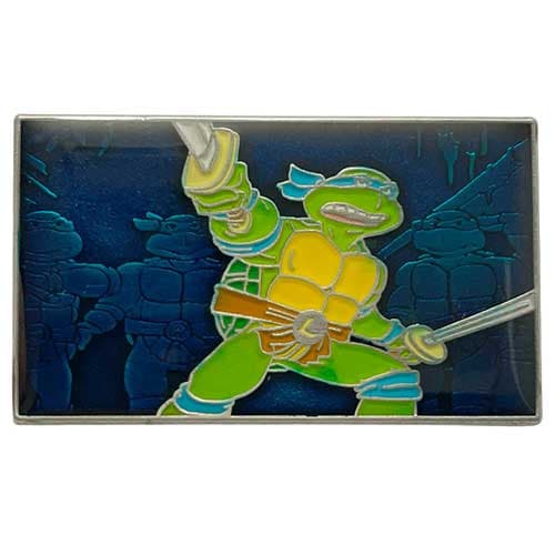 Zen Monkey: Leonardo Leads - Teenage Mutant Ninja Turtles Enamel Pin - by Zen Monkey Studios