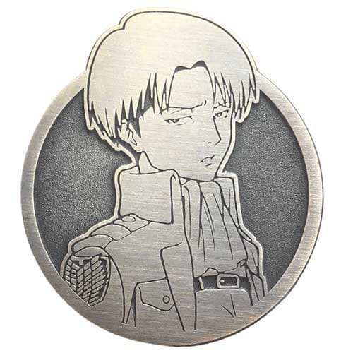 Zen Monkey: Limited Edition Emblem: Levi Ackerman - Attack on Titan Enamel Pin - by Zen Monkey Studios