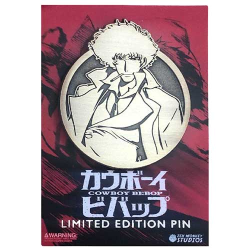 Zen Monkey: Limited Edition Emblem: Spike Spiegel - Cowboy Bebop Enamel Pin - by Zen Monkey Studios