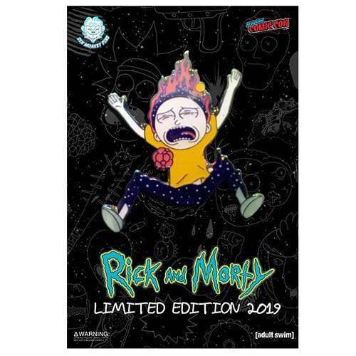 Zen Monkey: *LIMITED Edition* Rainbow Falling Morty (NYCC 2019) - Rick and Morty Enamel Pin - by Zen Monkey Studios