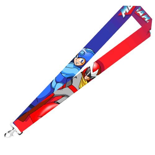 Zen Monkey: Megaman and Protoman - Mega Man Classic Lanyard - by Zen Monkey Studios