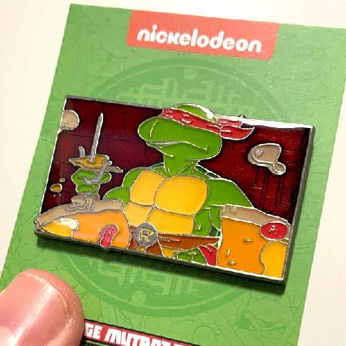 Zen Monkey: Raphael Is Cool But Crude - Teenage Mutant Ninja Turtles Enamel Pin - by Zen Monkey Studios