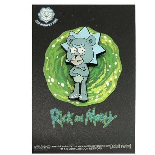 Zen Monkey: SEASON 4 EPISODE 1 Teddy Rick - Rick and Morty Enamel Pin - by Zen Monkey Studios