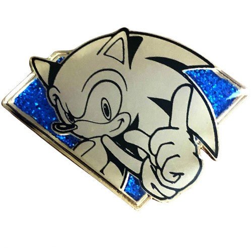 Zen Monkey: Sonic the Hedgehog - Golden Series - Sonic Enamel Pin - by Zen Monkey Studios