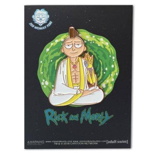 Zen Monkey: The One True Morty - Rick and Morty Enamel Pin - by Zen Monkey Studios