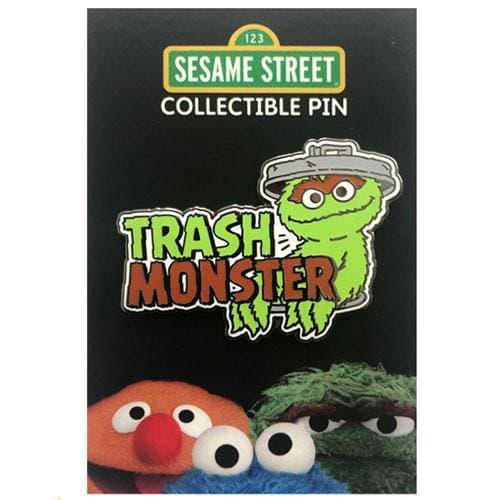 Zen Monkey: Trash Monster - Sesame Street Pin Pin - by Zen Monkey Studios