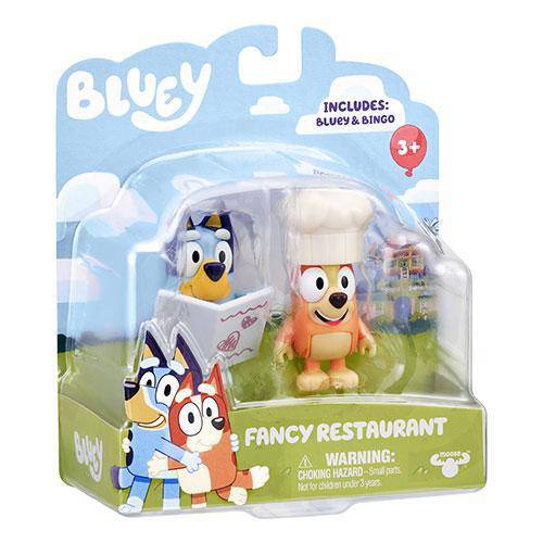 Figuras De Bluey Y Bingo - Fancy Restaurant - Original