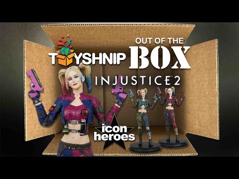 DC Injustice Harley Quinn Green Costume Deluxe Statue - Previews Exclusive