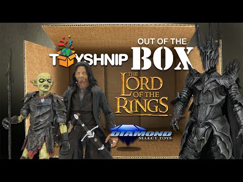 SDCC 2021 Lord of the Rings Deluxe Action Figure Box Set