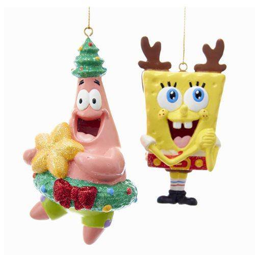 Kurt Adler - SpongeBob & Patrick Blow Mold Orname - ToyShnip